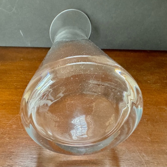 NEW Kitchen Living 10.5" Angled Polished Rim 0.9L Wine Water Glass Carafe - Picture 10 of 10